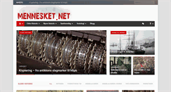 Desktop Screenshot of mennesket.net